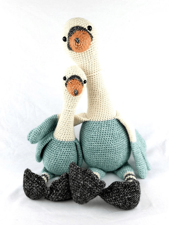 Mini Knuffel Zwaan Sjaan 